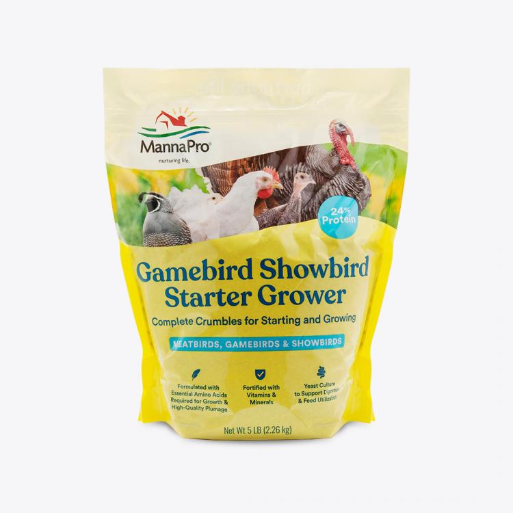 USDA & Non-GMO Manna Pro Organic Starter Crumble Complete Feed 5 Pounds Made with 19% Protein